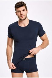 İlke 1606 6lı Erkek Bambo Boxer Lacivert L - 1