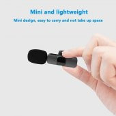 2 Adet Kablosuz Yaka Mikrofonu Typ-c 2'li Mini Mikrofon K9 - 3