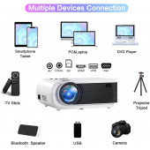 JIFAR 5G WiFi Bluetooth Kısa Mesafeli HD Mini Projektör - 3