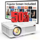QXK Taşınabilir Mini Projektör 7500 Lümen LCD - 1