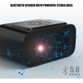 Lotuze Başucu Dijital Çalar Saat - Kablosuz Şarj Cihazı - 3