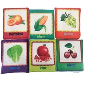 Birlik Oyuncak Babycim Eğitici Meyveler & Sebzeler Soft Kartları (6 Parçalı) - 3