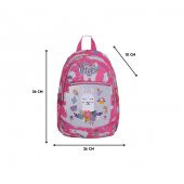 Anaokulu Pembe Hello Lama Çanta + Suluk - Anaokulu Çantası - Kız Kreş Çantası - Kız Çantası - 6