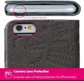 Ozaki Travel iPhone 6+ Plus ve 6S+ Plus için Kapaklı Kılıf, Cüzdan Kılıf - 4