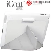 Ozaki icoat 360 iPad 2, 3. ve 4. Nesil (A1395, A1416 ve A1458) için Kılıf ve Stand - 9