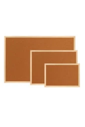 Panda Mantar Pano Ahşap Çerçeveli 30x45 CM Lüks Mantar Pano - 1