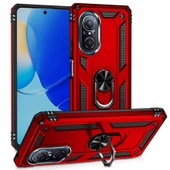 Gpack Huawei Nova 9 SE Kılıf Vega Sert Silikon Tank Standlı Yüzüklü Mıknatıslı - 6