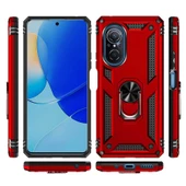 Gpack Huawei Nova 9 SE Kılıf Vega Sert Silikon Tank Standlı Yüzüklü Mıknatıslı - 2