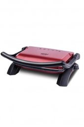 Aksu T28-E Tostadoy Granit Kırmızı 1800 W Tost Makinesi - 1