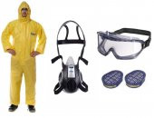 Tam Koruma Yüz Maskesi (Drager 3300 Maske-ABEK Filtre-Delta Plus Gözlük-Tulum) - 1
