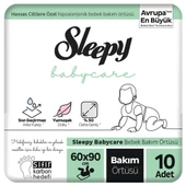 Sleepy Babycare Bebek Bakım Örtüsü 60x90 cm 10 Adet - 1