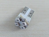 T10 DİPSİZ LED AMPUL (4 ÇİPLİ) TURUNCU 12V (2ADET FİYATI) T10 GÖSTERGE, PARK, SİNYAL, PLAKA AMPULU - 4