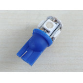 T10 DİPSİZ LED AMPUL (5 ÇİPLİ) MAVİ 12V (2ADET FİYATI) T10 PARK, SİNYAL, PLAKA, GERİ VİTES AMPULU - 3