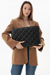 Kapitone Laptop Kılıfı Deri 15.5'' ve 16'' İnç 8683255011223 - 3