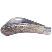 Zargana Aşı Bıçağı Eğri Ağız Ahşap Sap 19cm - Denizli - 2