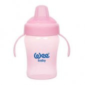 Wee WEE COLORFUL AKITMAZ KULPLU BARDAK 240 ML KOD 775 PEMBE - 1