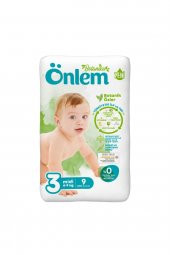 ÖNLEM Botanika Bebek Bezi Deneme Paketi Midi 9 Adet (4-9 Kg) NO 3 - 1