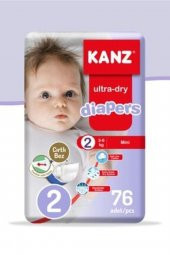 Kanz KANZ MEGA Çocuk Bezi 2 Numara 76 LI - 1