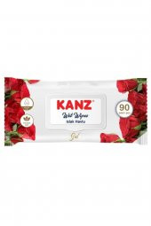 Kanz Islak Havlu Mendil Gül 90 Lı - 1