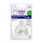 Wee Baby WEE 853 Geniş Ağızlı Biberon Emziği No:2  853 - 2