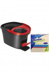 Vileda Turbo Pedallı Temizlik Kovası (set Değil)+ Temizlik Bezi - 1