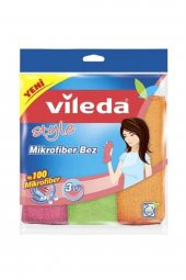 Vileda VİLEDA Temizlik Bezi Mikrofiber Style - 3lü - 1