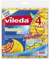 Vileda VİLEDA Mikrofiber SarıTemizlik Bezi 4lü Paket - 1