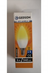 Gedson Led Mum Ampul 6 W E14 Duy Sarı Işık - 1
