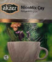 Akzer Nicomix Bitki Çayı 1,5 Gr X 60. - 1