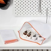 IKEA Parkla Ayakkabı Kutusu Hurç Beyaz turuncu 48x22 Cm - 4