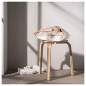 IKEA Parkla Ayakkabı Kutusu Hurç Beyaz turuncu 48x22 Cm - 3