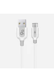 9A Type-C Hızlı Şarj Kablo 1M - Beyaz thumbnail 2