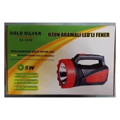 GOLD SILVER GS-2630 5W UZUN ARAMALI LEDLİ FENER - 4