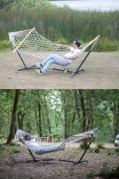 Grand Wolf GW-1954 Çift kişlikli Ayarlı Metal Taşınabilir Hamak thumbnail 3