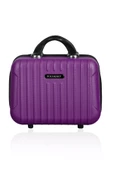 Polo&Sky Class Model Mor Renk Abs Makyaj Çantası El Valizi - 1