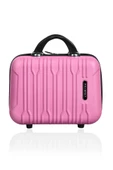 Polo&Sky Mars Model Pembe Renk Abs Makyaj Çantası El Valizi thumbnail 1