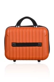 Polo Sky Class Unisex Turuncu Makyaj Çantası El Valizi - 4