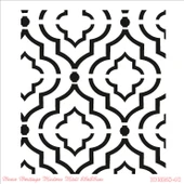 HOME HERITAGE MODERN MIDI 25X25CM HHMMS-40 STENCİL - 1