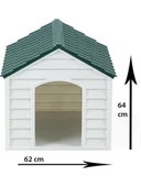 Şenyayla Plastik Suya Dayanıklı Yeşil Köpek Kulübesi - 7