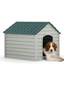 Şenyayla Plastik Suya Dayanıklı Yeşil Köpek Kulübesi - 2