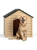 Şenyayla Plastik Suya Dayanıklı Yeşil Köpek Kulübesi - 4