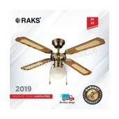 RAKS PF 42 KAHVERENGİ Tavan Vantilatörü - 5