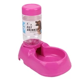 Kedi Köpek İçin Takviyeli Otomatik Su Kabı 350 Ml Pembe - 1