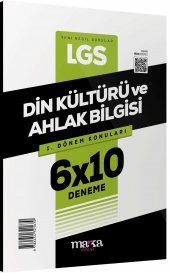2023 LGS 1.Dönem Konuları Din Kültürü ve Ahlak Bilgisi 6 Deneme Marka Yayınları - 2
