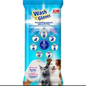 Bio Pet Active Wash Gloves Kuru Yıkama Bakım Eldiveni ( 8 Adet ) - 1