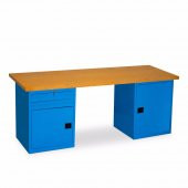 Çalışma Tezgahı 2 Çekmeceli Dolaplı-2130 MM - 1