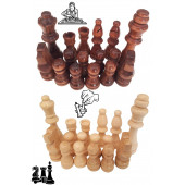 Ahşap Satranç Takımı Turnuva Boyu - 6