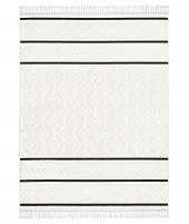 Malta Krem Siyah Halı 33405A - 4