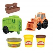 Hasbro Play-Doh Çalışkan Traktör ve Römork F1012 - 3