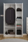 ABETE 3 Kapılı Gardırop (ELBİSE DOLABI-YÜKLÜK-KİLER) / Beyaz - 3
